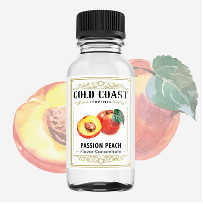 Passion Peach flavored terpenes concentrates.