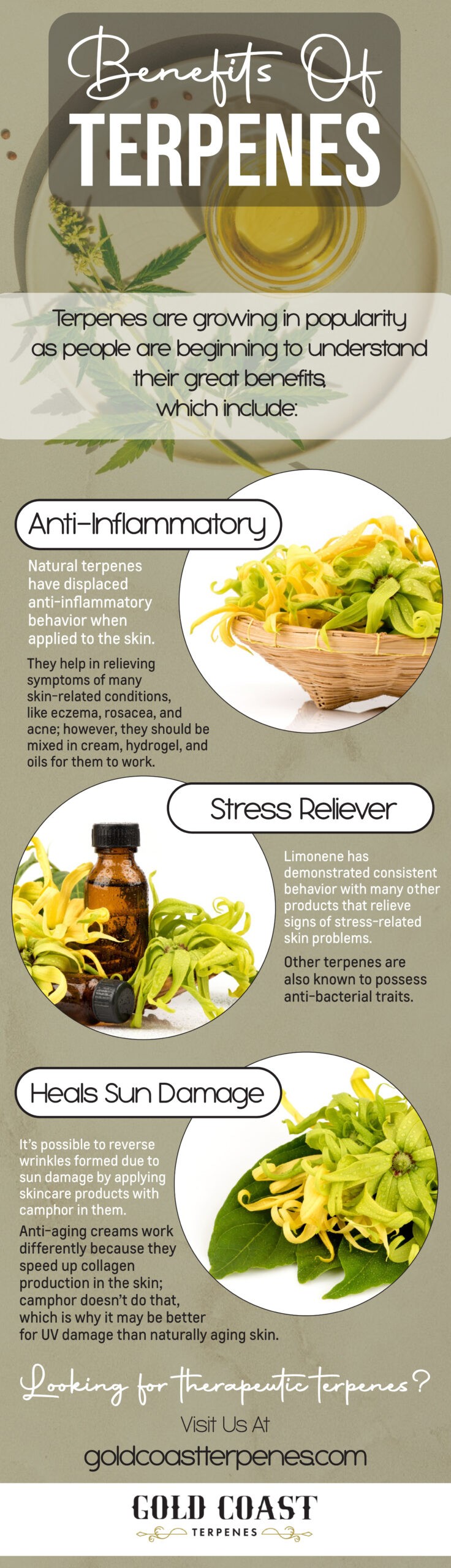 Benefits of terpenes