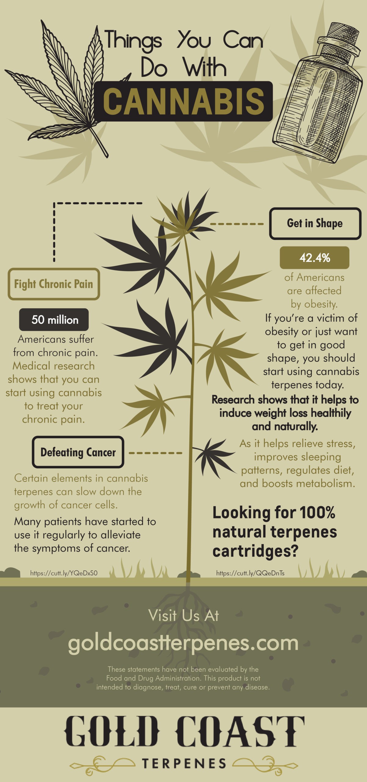 Things you can do with a cannabis - Infograph