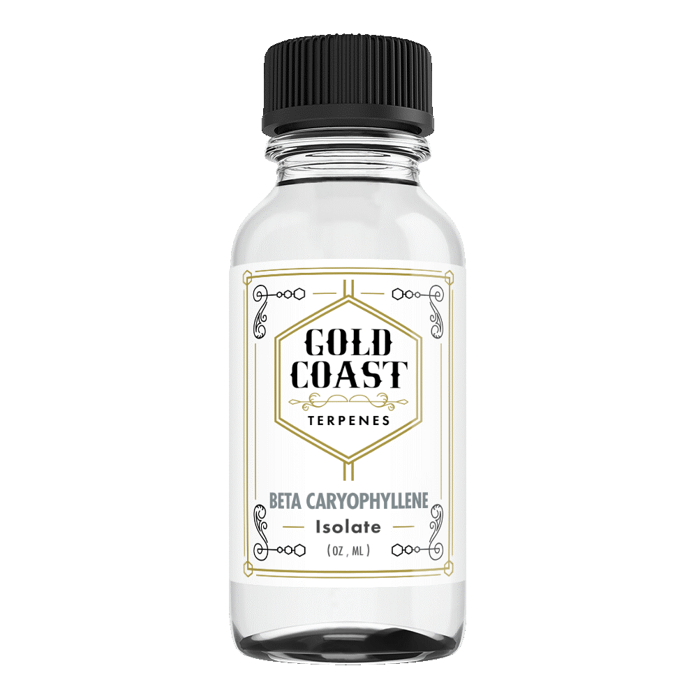 A bottle of terpene isolate