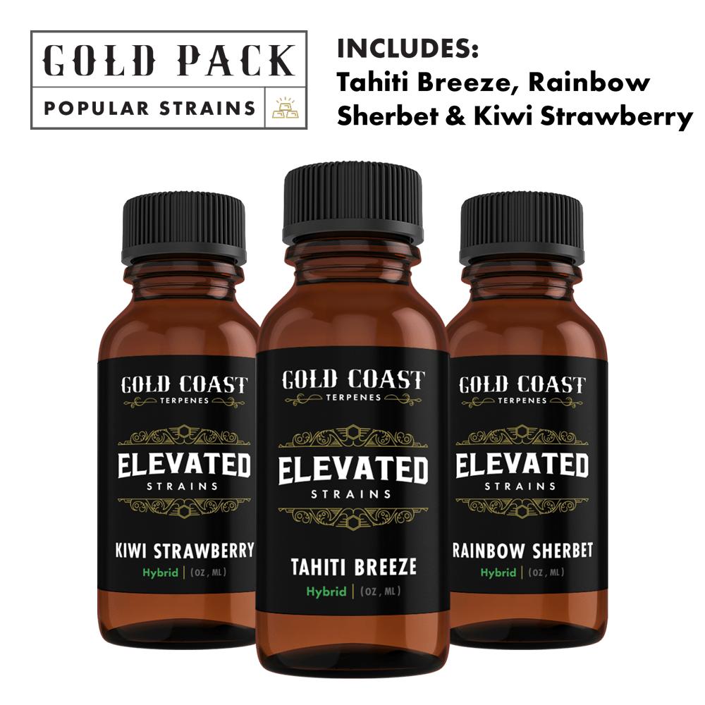 Gold Coast Terpenes’ pack of elevated strains