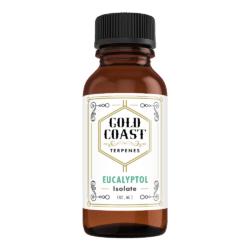 A bottle of Eucalyptol terpene isolate
