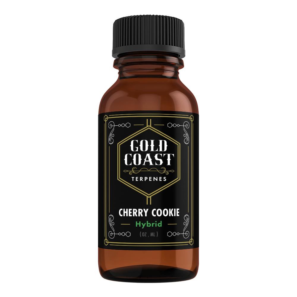 A bottle of terpenes