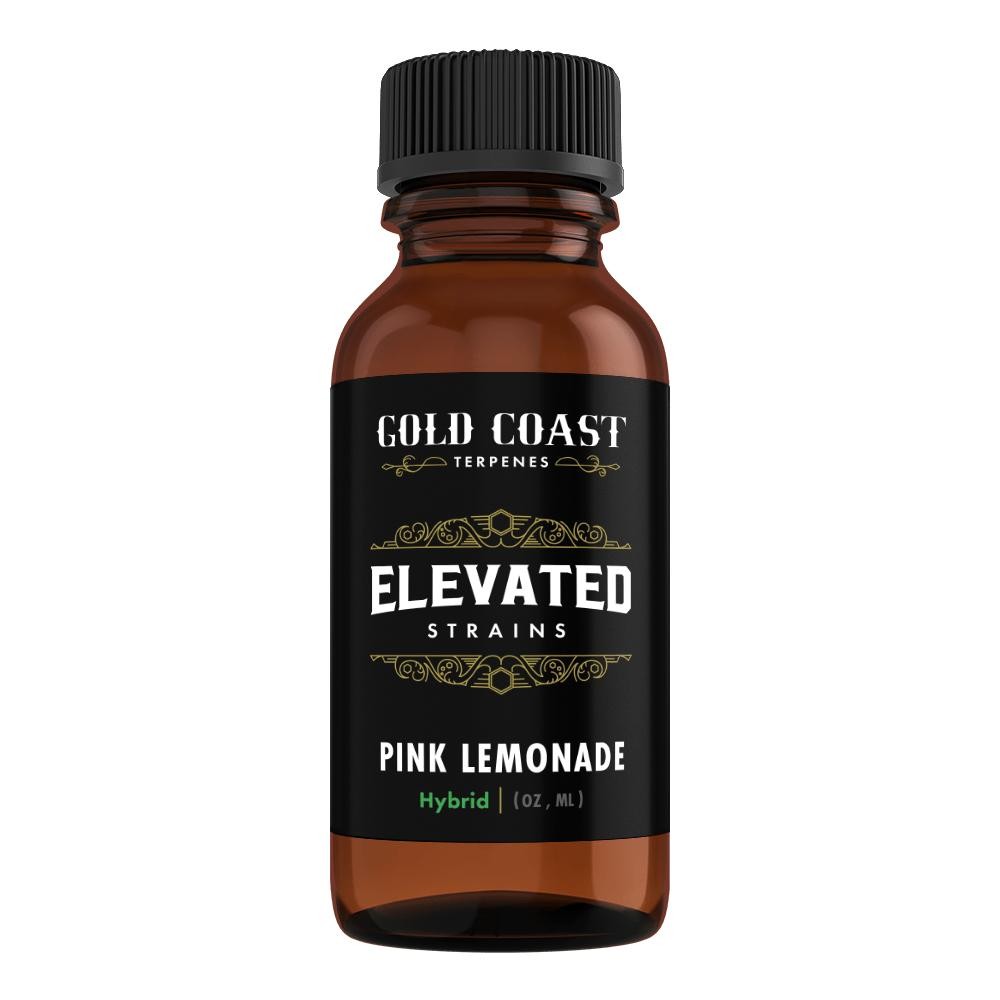 Pink Lemonade terpene in a brown bottle