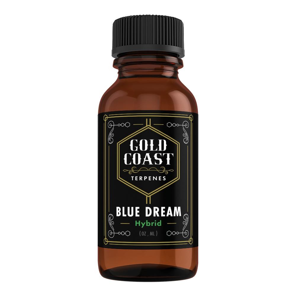 A bottle of terpenes