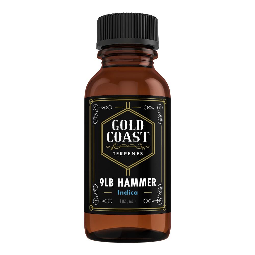 A bottle of terpenes