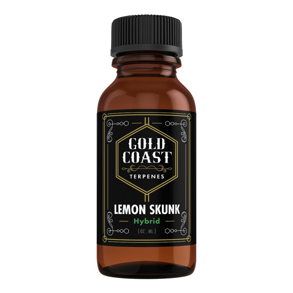 A bottle of terpenes