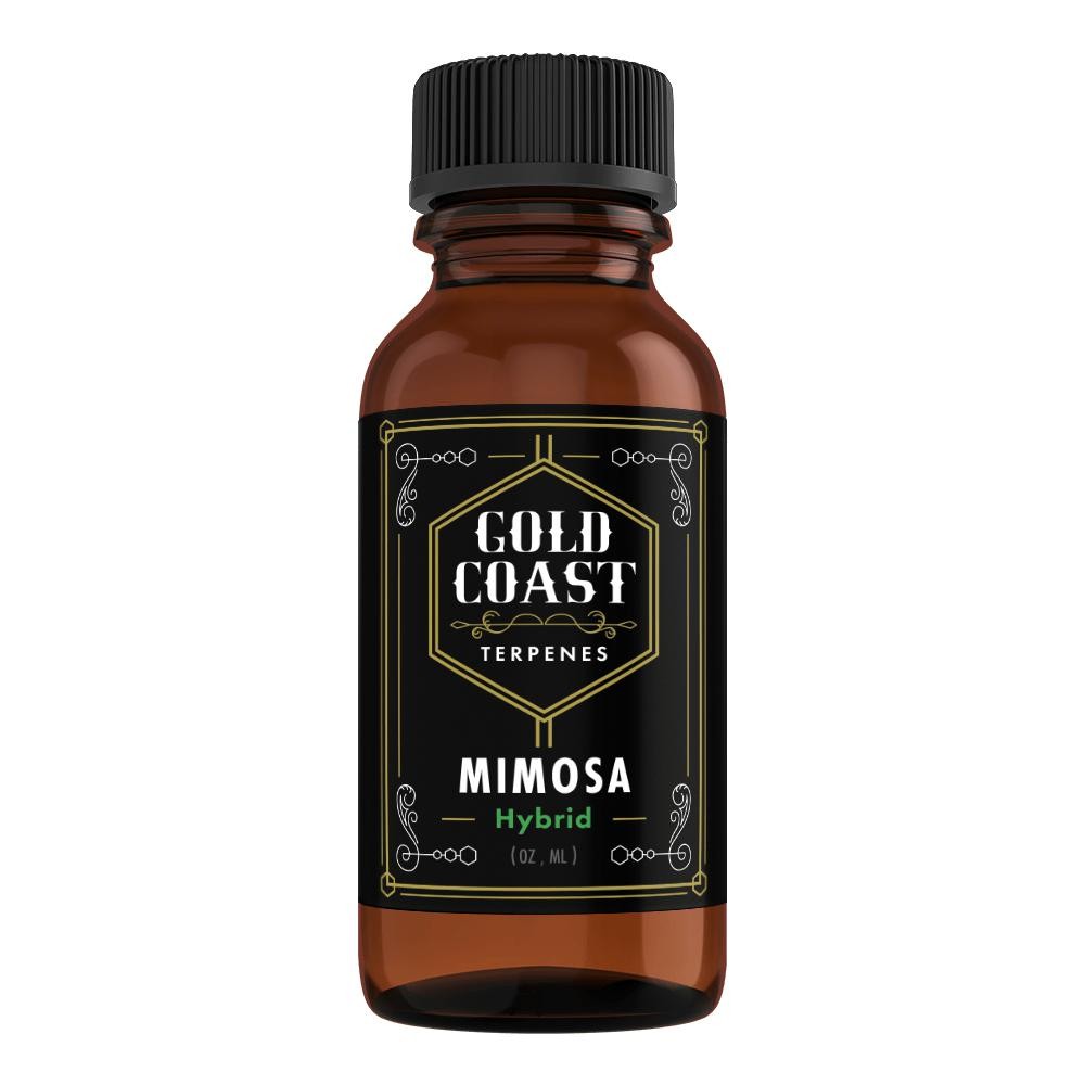 A bottle of terpenes