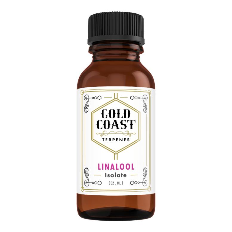 A bottle of terpenes