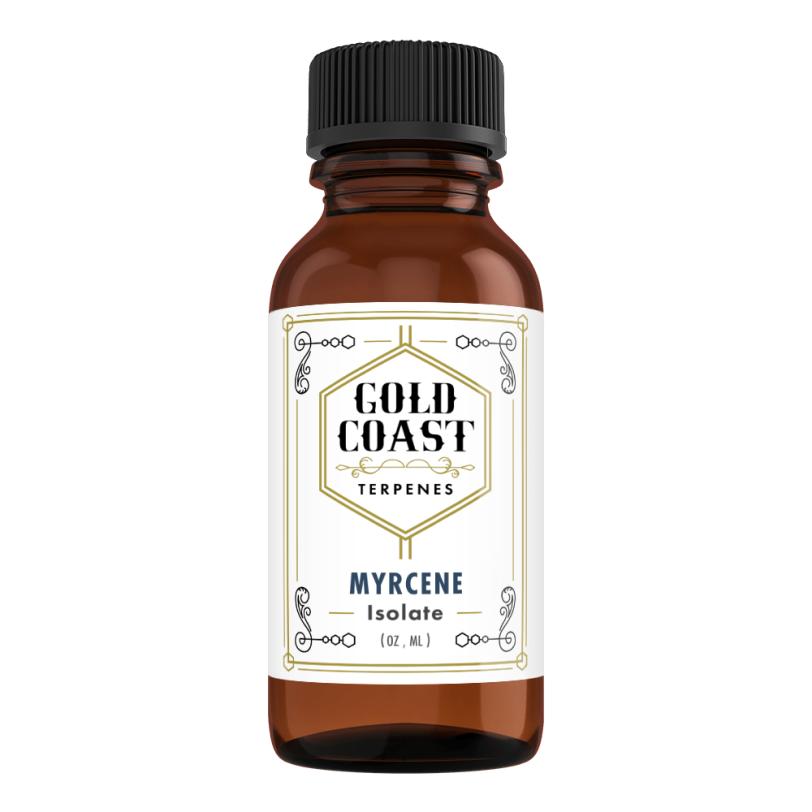 A bottle of terpenes