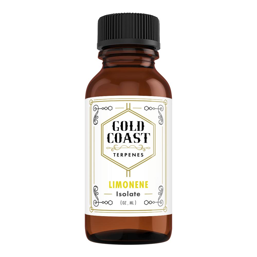 A bottle of terpenes