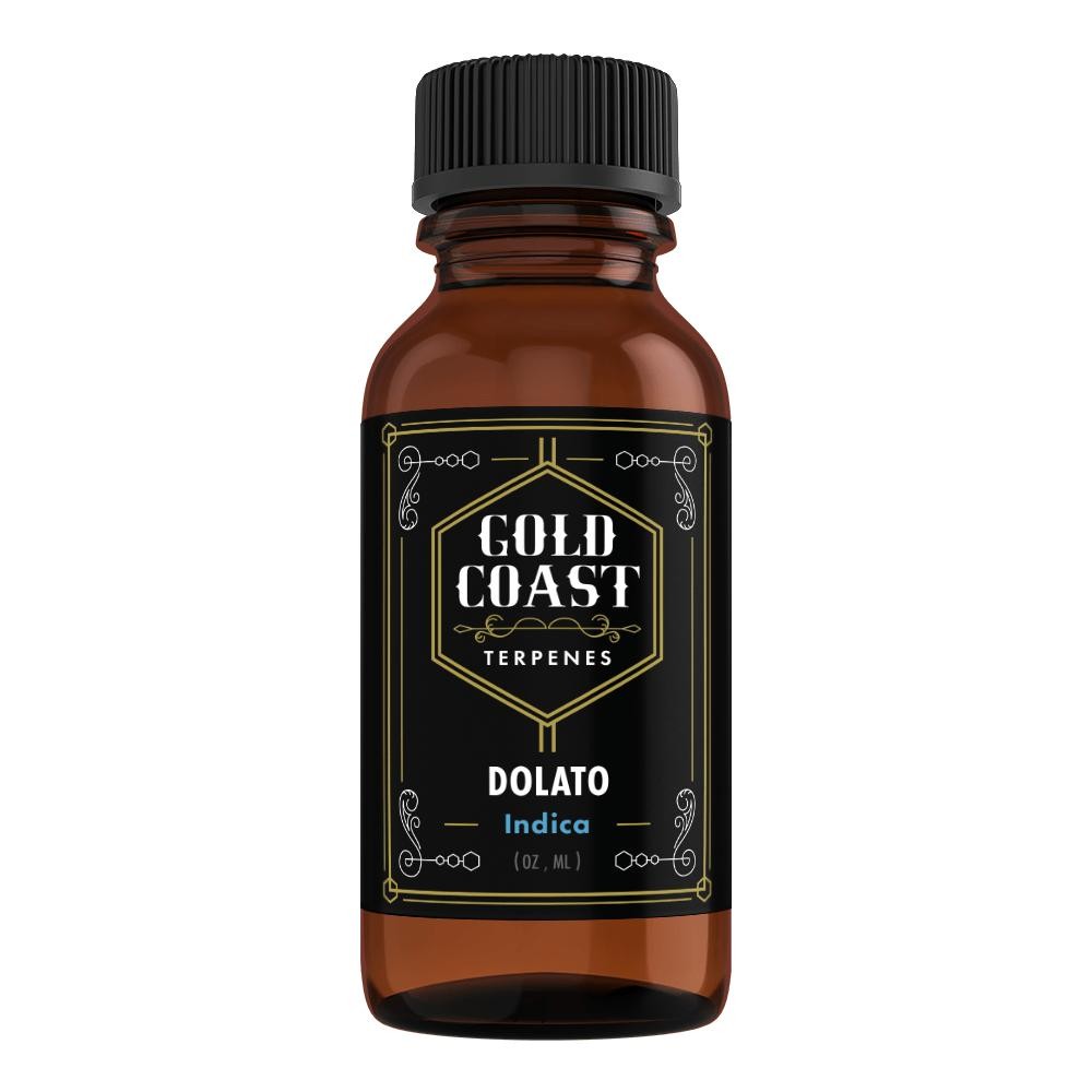 A bottle of terpenes