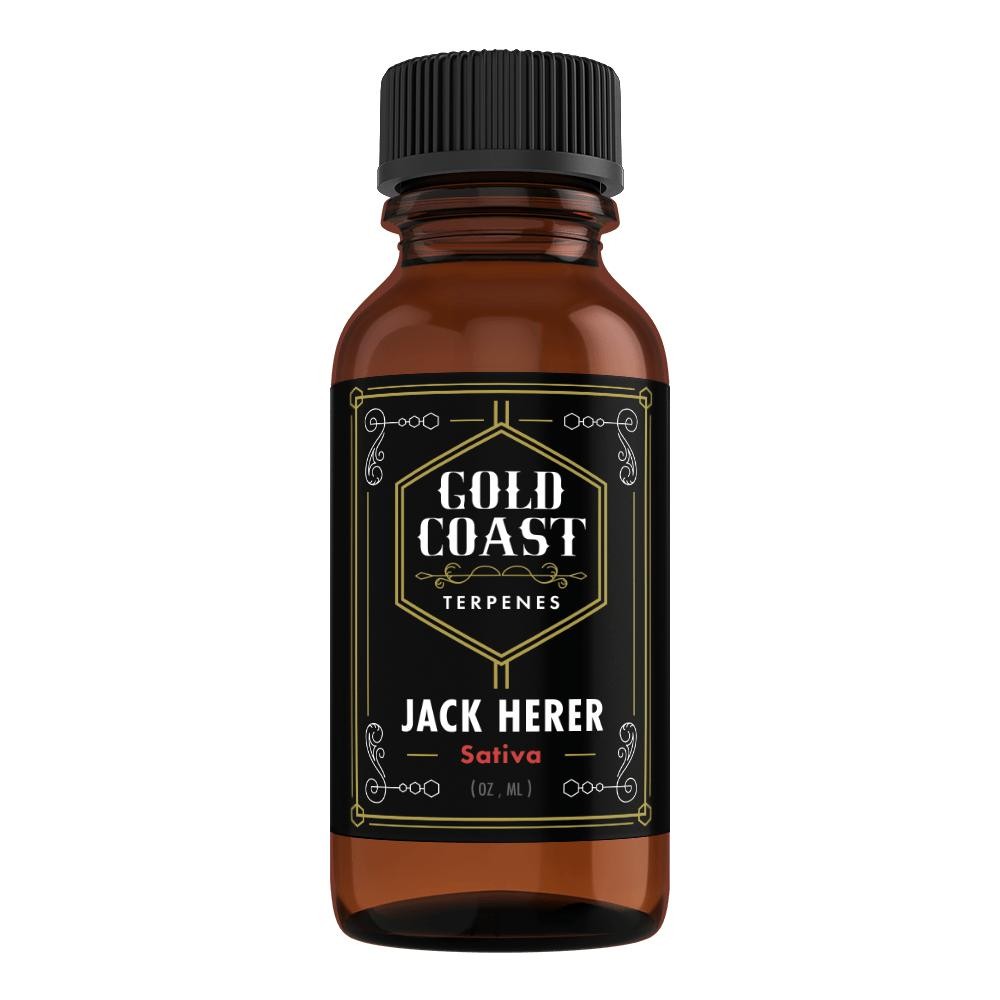 A bottle of terpenes