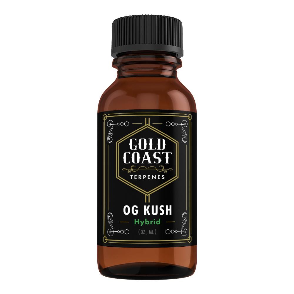 A bottle of terpenes