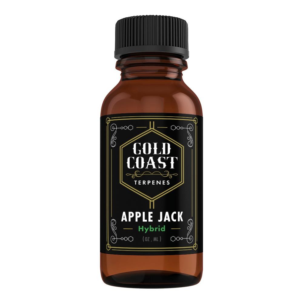 a bottle of Apple Jack terpene