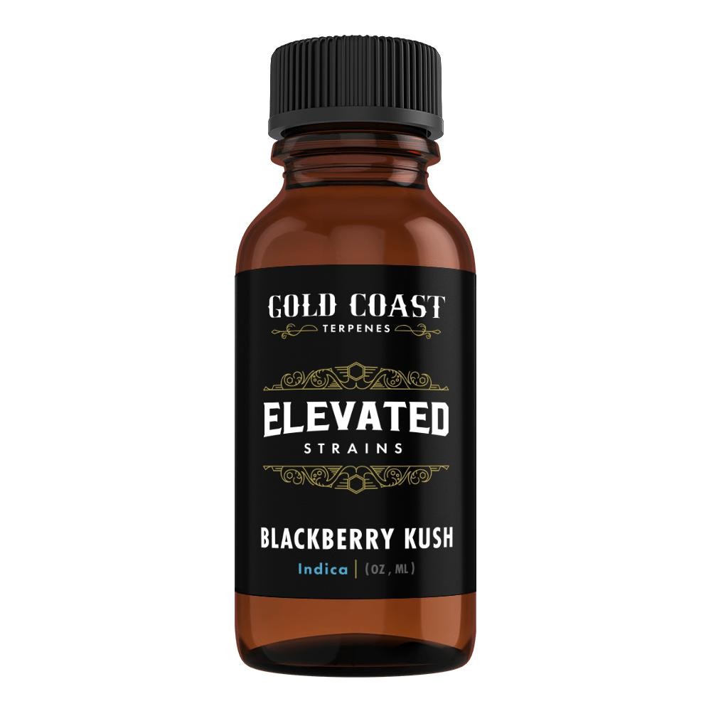 a bottle of Blackberry Kush