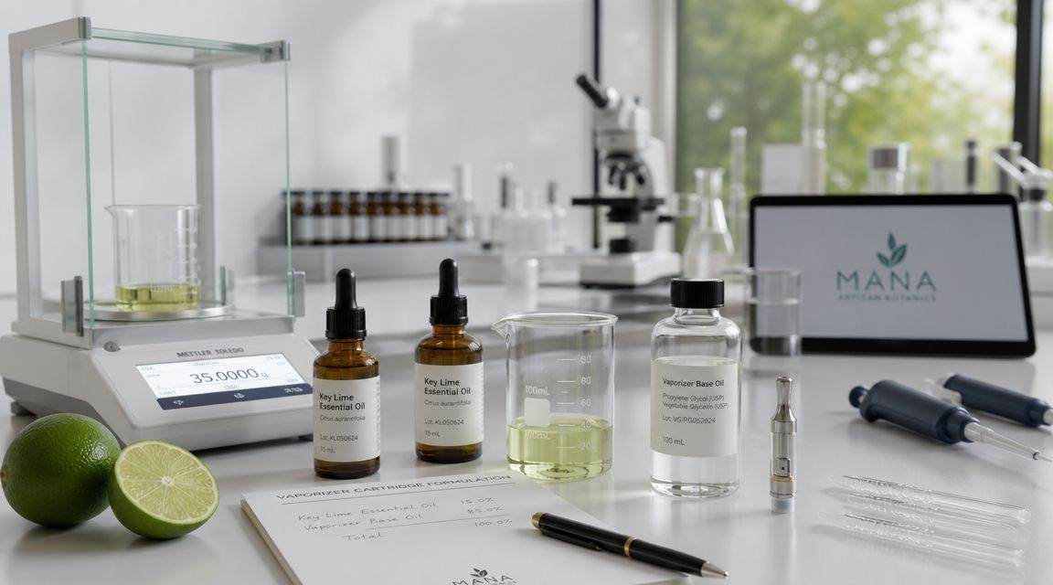 Formulation Strategies for Key Lime Vape Cartridges