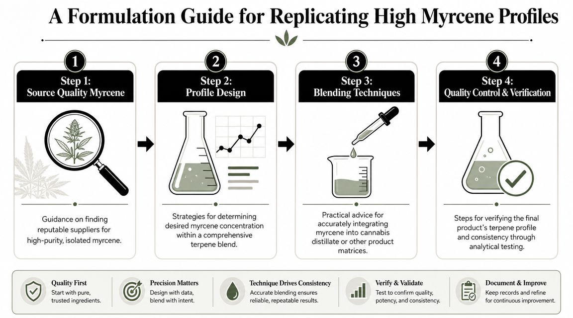 A Formulation Guide for Replicating High Myrcene Profiles