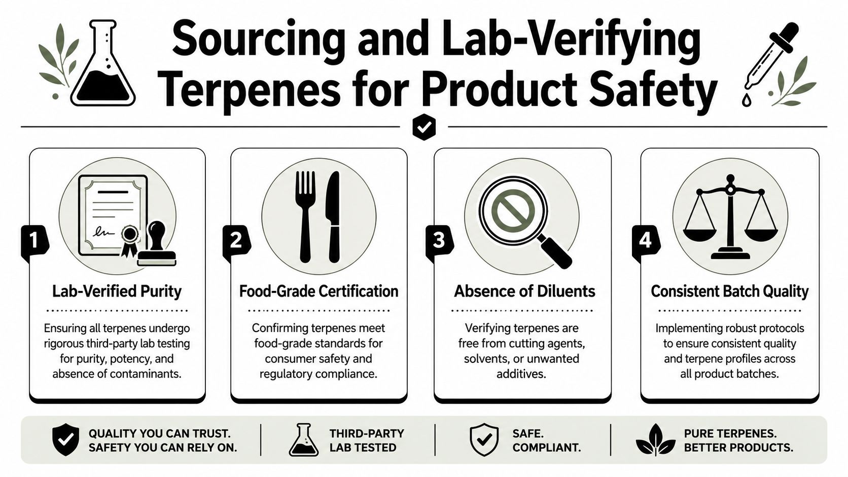 Sourcing and Lab-Verifying Terpenes for Product Safety